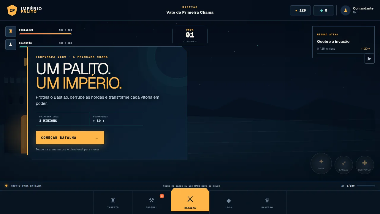 Imagem do game Império Palito